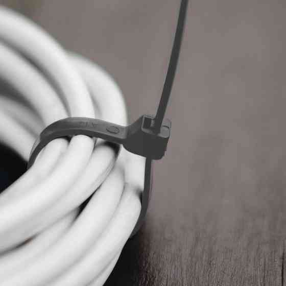 Стяжки кабельные пластиковые 3,6x200мм, 100 шт. GRAY, TS1136200GY Киев