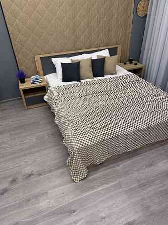 Плед-покривало Шахи 200х210 см (+-5см) Какао з молочним (87-038) Київ