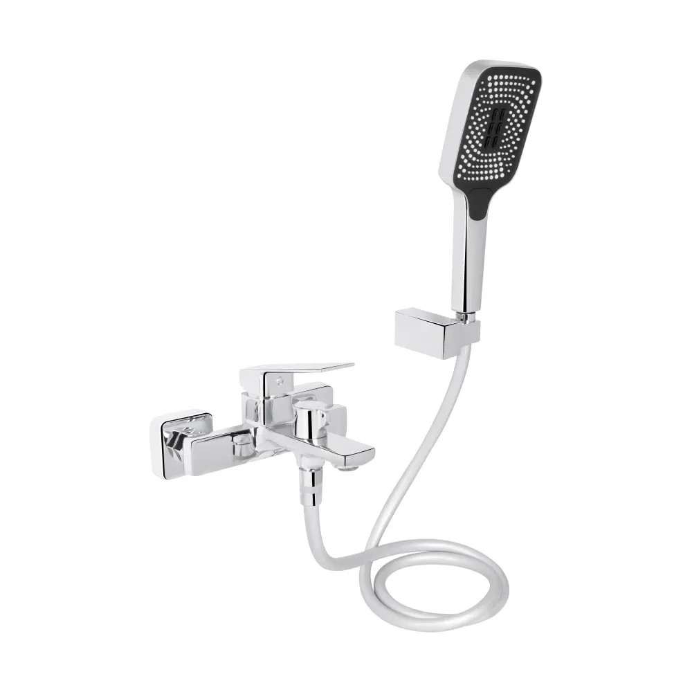 Змішувач для ванни Qtap Capricorn з душовим гарнітуром Chrome (k35) QTCAP3060102C48222 Київ - фото 1