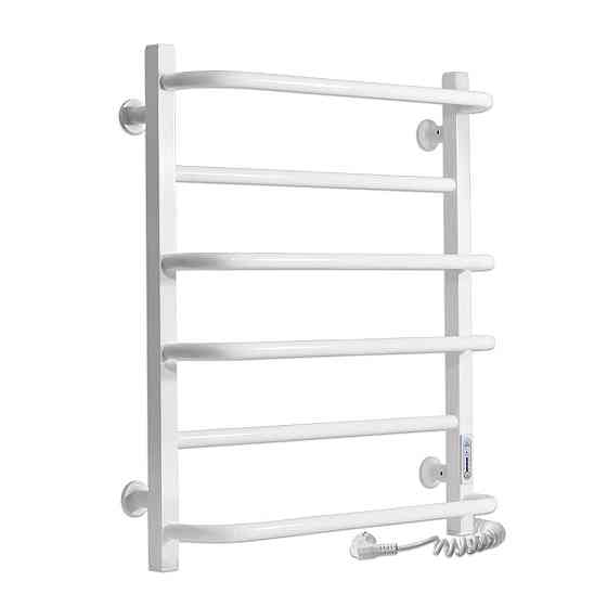 Електричний полотенцесушитель Laris Зебра Комфорт ЧК6 500Х600 Е білий Київ