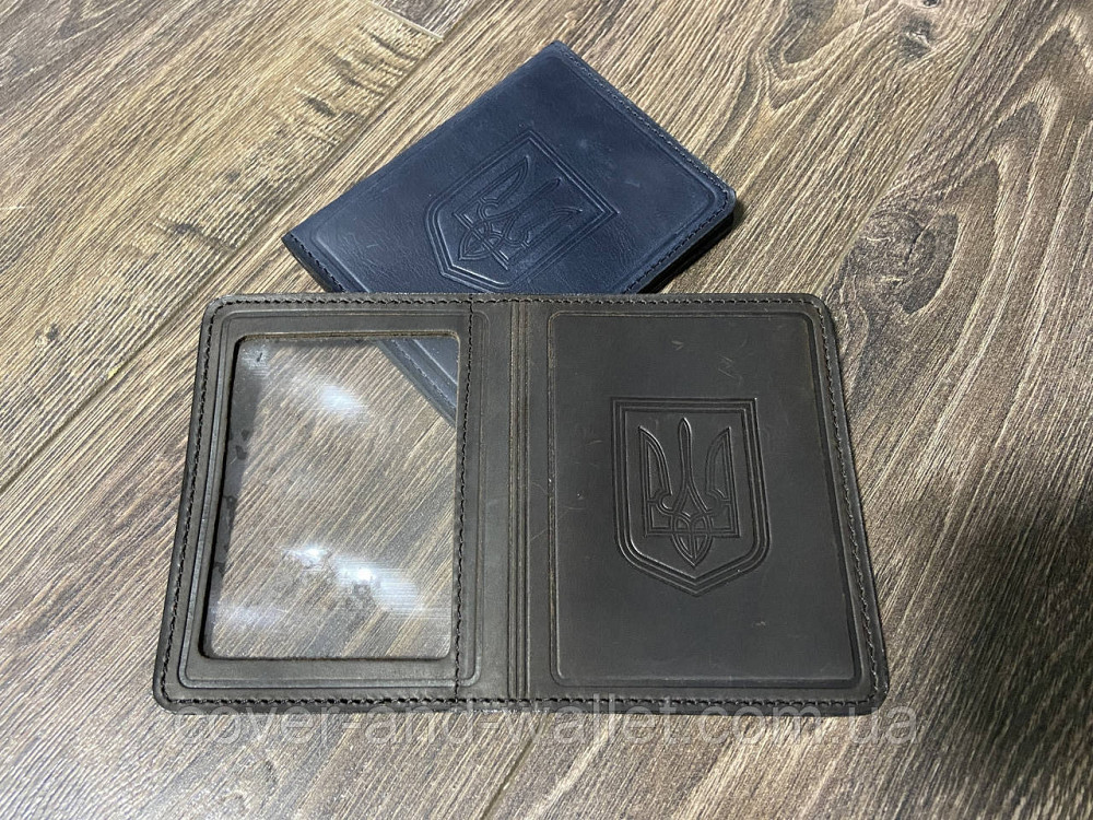 Обкладинка для пенсійного посвідчення й автодокументів із гербом України Київ - фото 2