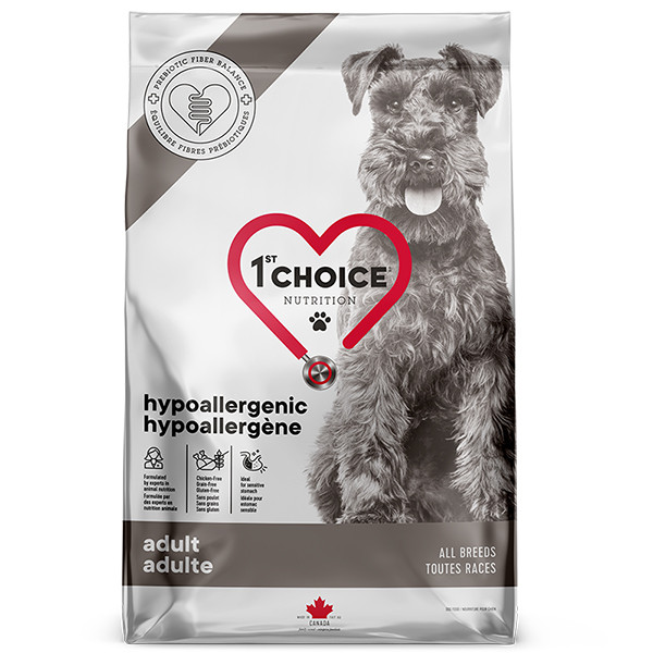 1st Choice Adult Hypoallergenic ФЕСТ ЧОЙС ГІПОАЛЛЕРГЕННИЙ КАЧКА сухий дієтичний беззерновий корм для собак Київ - фото 1