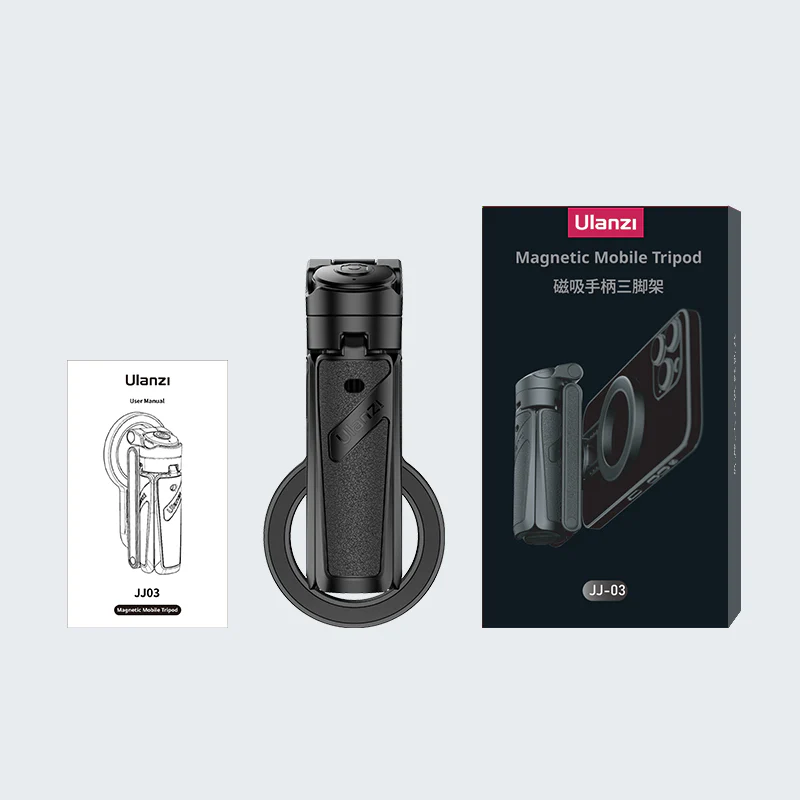 Селфи-монопод Ulanzi JJ03 3-in-1 Magnetic Phone Tripod with Remote Control Black Одесса - изображение 2