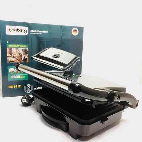 Настільний гриль електричний Rainberg RB-5412 2800 Вт, Універсальний гриль для домашнього використання QD-82 Івано-Франківськ