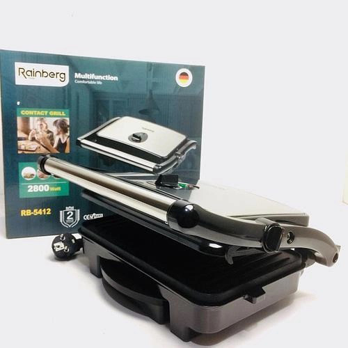 Настільний гриль електричний Rainberg RB-5412 2800 Вт, Універсальний гриль для домашнього використання QD-82 Івано-Франківськ - фото 2