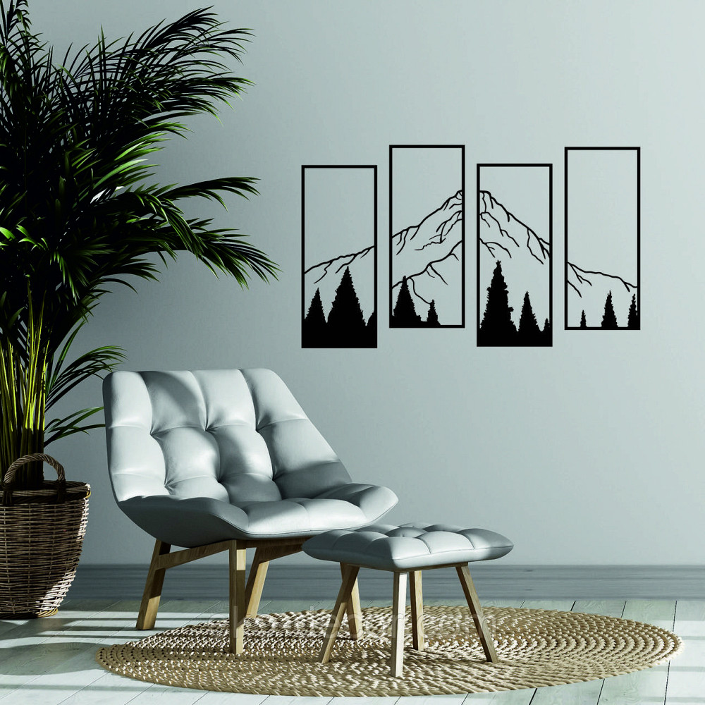 Декоративне настінне Панно «Гори», Декор на стіну Київ - фото 1