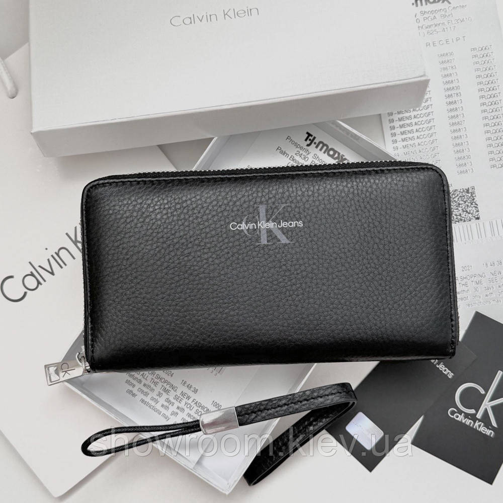 Чоловічий шкіряний гаманець на блискавці (1442) Київ - фото 5