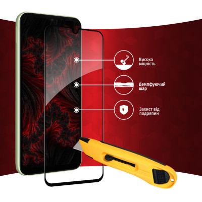 Стекло защитное Intaleo Full Glue Samsung A14 (1283126559778) Винница - изображение 5