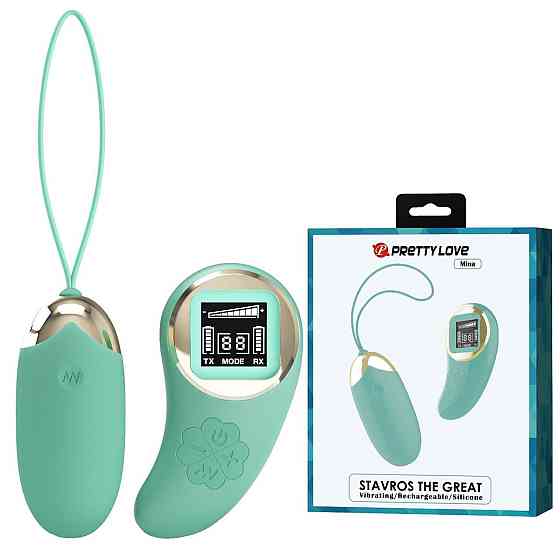 Виброяйцо PRETTY LOVE Mina-10 vibration functions 9 speed levels, Wireless remote control Sex Aura Киев