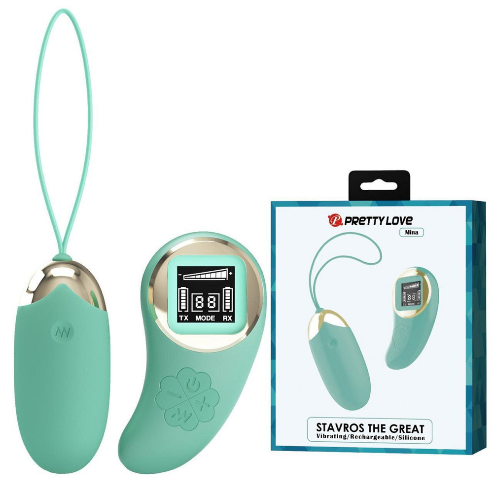 Віброяйце PRETTY LOVE Mina-10 vibration functions 9 speed levels, Wireless remote control Sex Aura Київ - фото 1