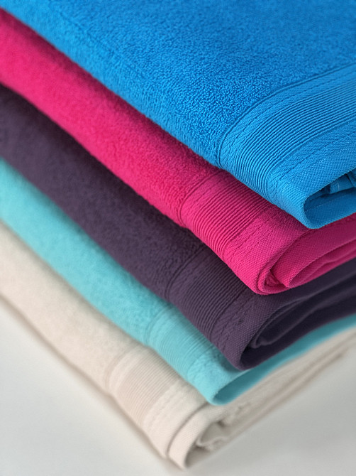 Рушник махровий Ideal Textile з бордюром однотонний 360 г/м2 50х80 см (56860711) Чернівці - фото 10