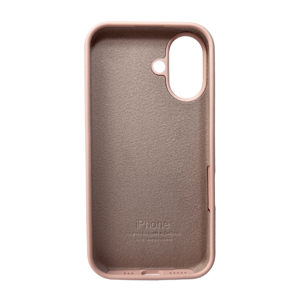 Чохол Silicone для iPhone 15/16, Рожевий пісок Київ - фото 5