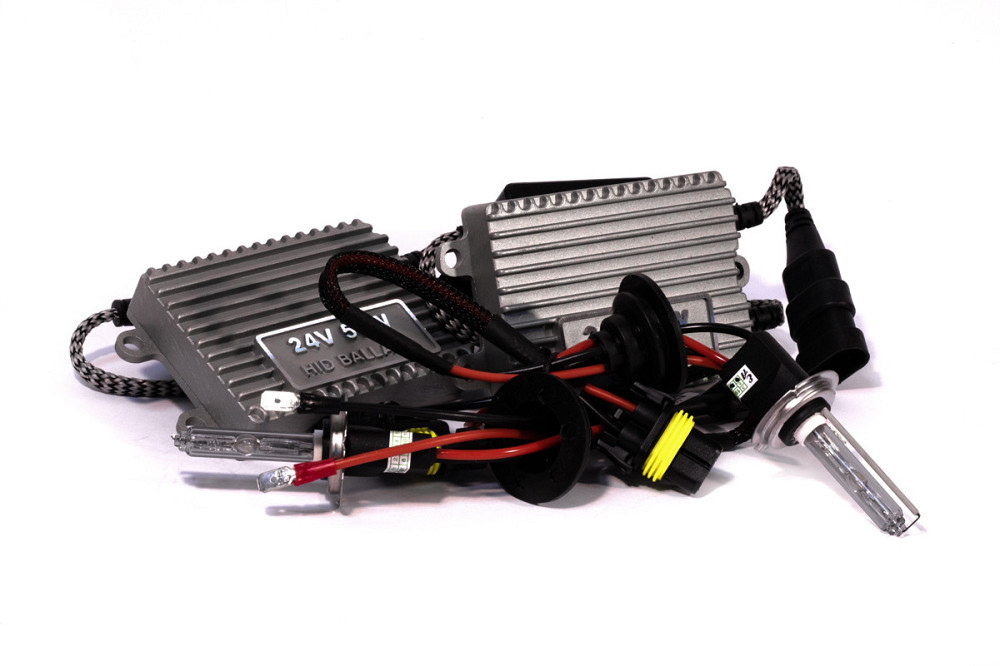 Комплект ксенону КВАНТ PRO H7 ceramic 4300К 24v з блоками AC Харків - фото 1