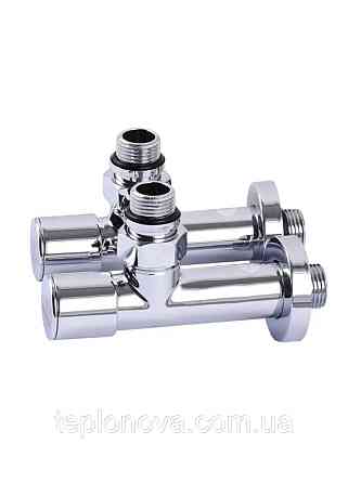 Крани для рушникосушки Хромовані Solomon 1/2" Chrom Чернівці