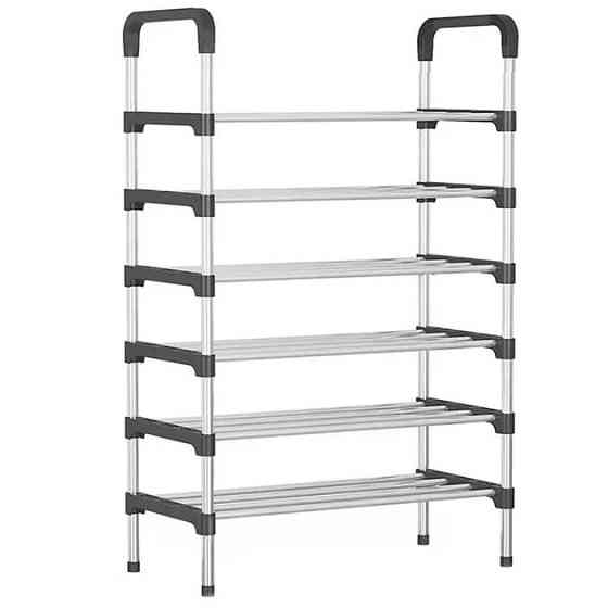 Прочная полка для обуви Shoe Rack 6 полок 56х28х113см, Пластиковую полку для обуви в прихожую TB-70 Ивано-Франковск