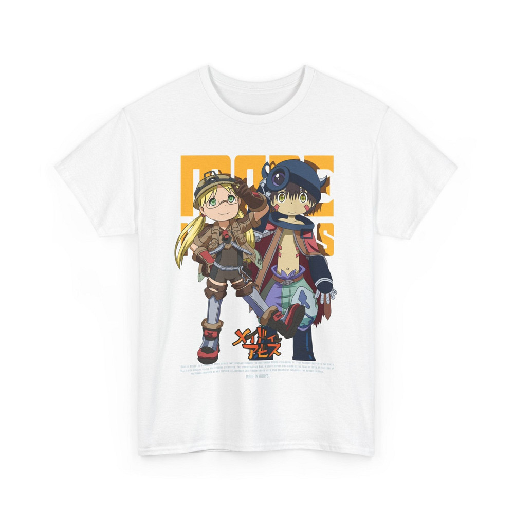 Футболка з аніме принтом Маде Ін Абйсс Гірл оверсайз (S/M/L) Чорний AnimeJ0344 Дніпро - фото 6