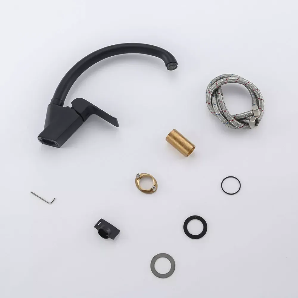 Змішувач для кухні GAPPO G4150 чорний Київ - фото 5