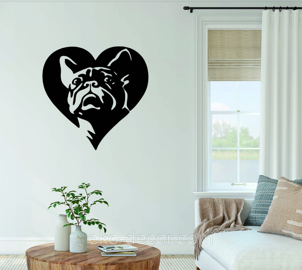 Декоративне настінне Панно «Французький  бульдог», Декор на стіну Київ - фото 5