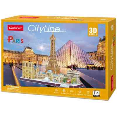 Пазл Cubic Fun City line Paris (MC254h) Вінниця