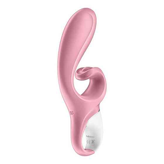 Вибратор-кролик Satisfyer Hug Me с подключением к приложению, розовый Sex Aura Киев