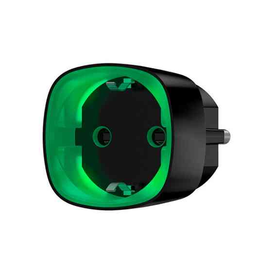 Радіокерована розумна розетка Ajax Socket black з лічильником енергоспоживання Київ