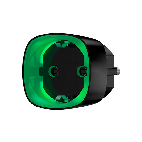 Радіокерована розумна розетка Ajax Socket black з лічильником енергоспоживання Київ - фото 1