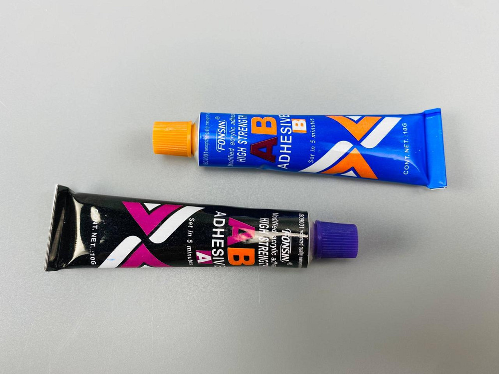 Клей двокомпонентний (універсальний) 10 г + 10 г (фабрика ABRO) Мукачево - фото 4