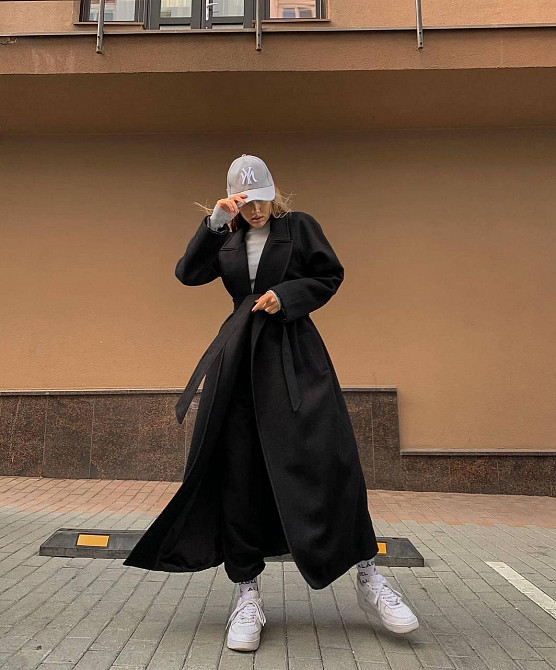 Стильное женское утепленное пальто длина макси кашемир Одесса - изображение 7