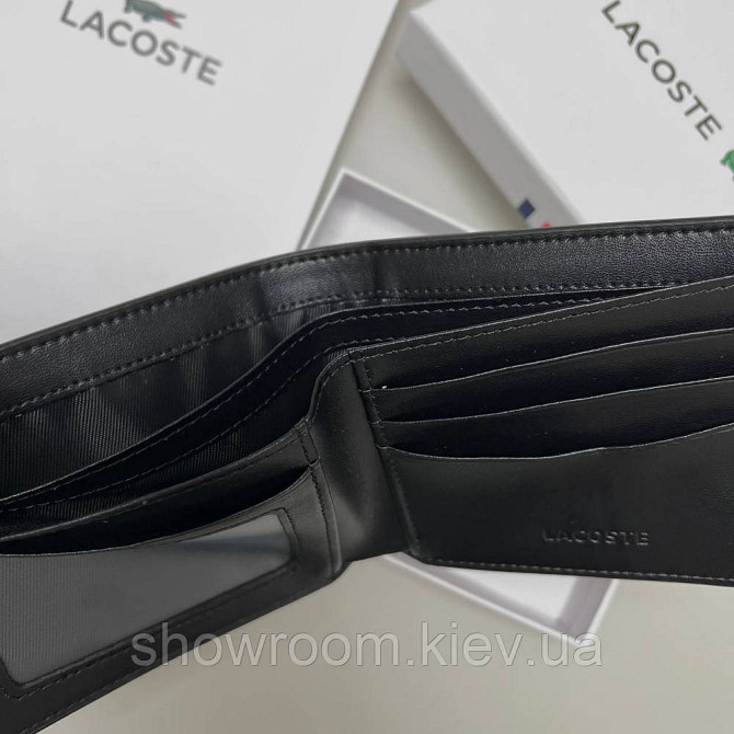 Чоловіче портмоне Lacoste (1714) подарункова упаковка Київ - фото 2