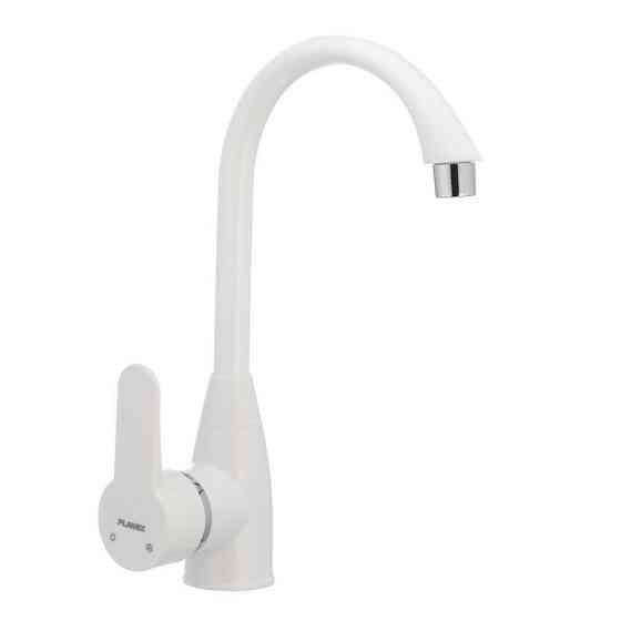 Змішувач для кухні PLAMIX Mario-011, пластиковий білий Харків