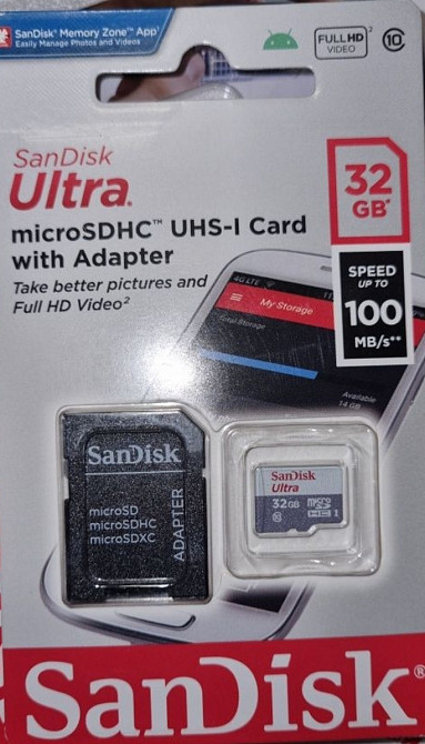 Карта пам'яті micro SD 16 gb нова. Київ - фото 1