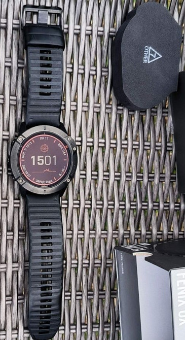 Garmin Fenix 6 X PRO Solar Titanium Київ - фото 2