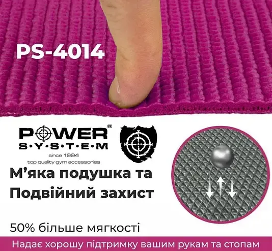 Коврик для йоги power system fitness yoga Коломия