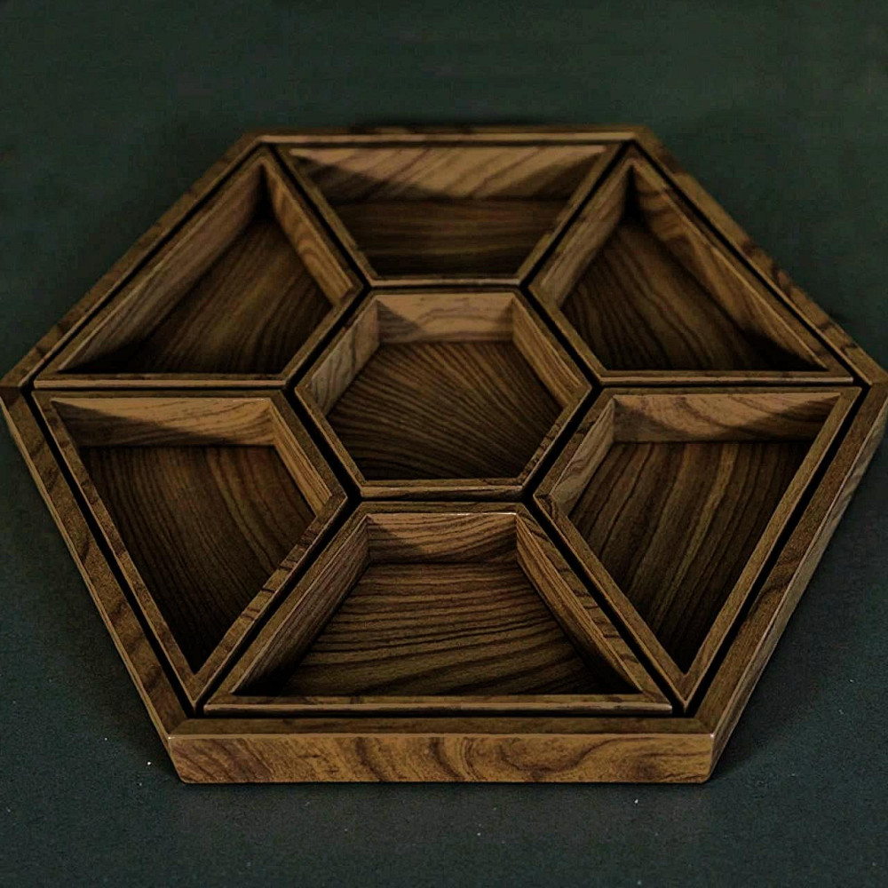 Менажница деревянная 