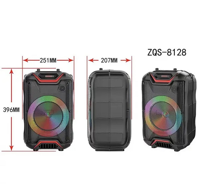 Колонка музыкальная портативная Bluetooth ZQS 8128 (8) 8176 Киев - изображение 3