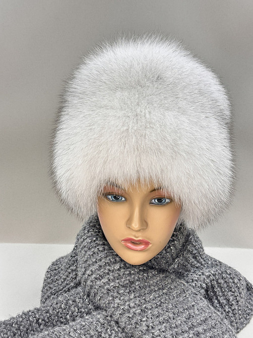 Шапка меховая женская кубанка Ребекка Колотый лёд Харьков - изображение 5