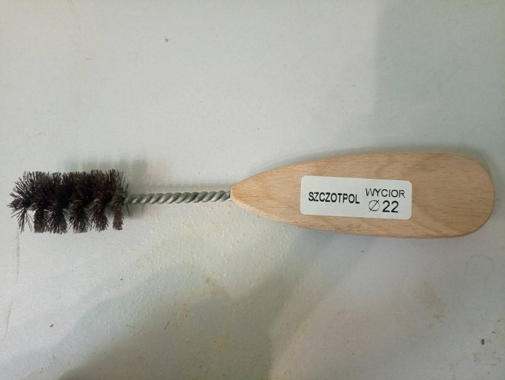 Йоржик дротяний жорсткий N522 з дерев'яною ручкою загальною довжиною 160мм довжиною йоржика 30мм діаметром 22мм 22 Киев - изображение 1