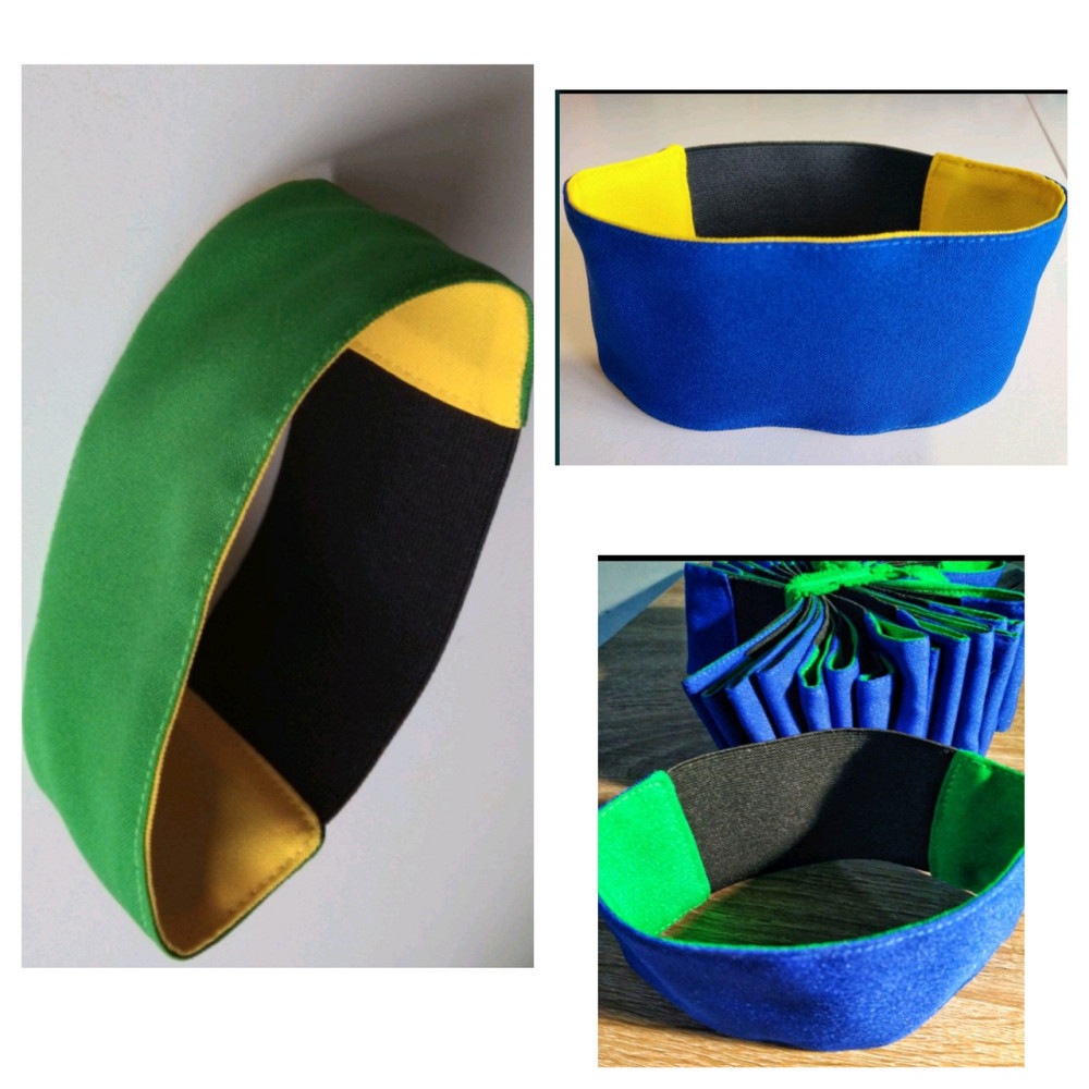 Пов'язка військовим на руку на резинці двокольорова Чернігів - фото 5