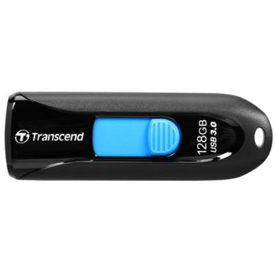 USB флеш накопичувач Transcend 128GB JetFlash 790 Black USB 3.0 (TS128GJF790K) Вінниця - фото 1