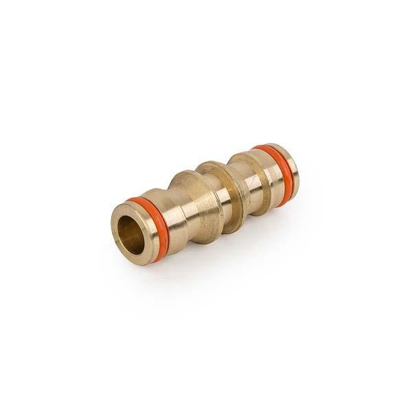 Ніпель латунний для з'єднання двох конекторів, BRASS, BR-2200 Київ - фото 1