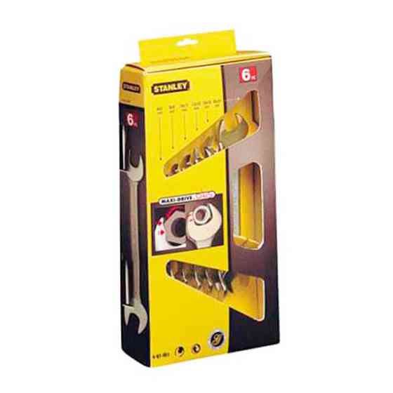 Набір із шести ріжкових ключів MaxiDrive Plus STANLEY 4-87-051 Коломыя