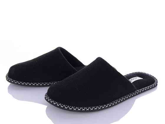 Тапочки домашні чоловічі тм "PaGo" войлок закриті чорні Одеса