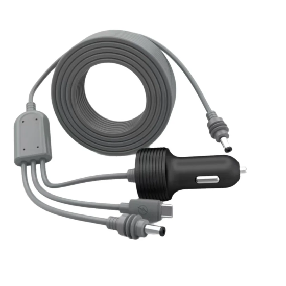 Кабель питания 3м для Starlink Mini 3 в 1 с цифровым дисплеем для систем 12-48В (Серый) Киев