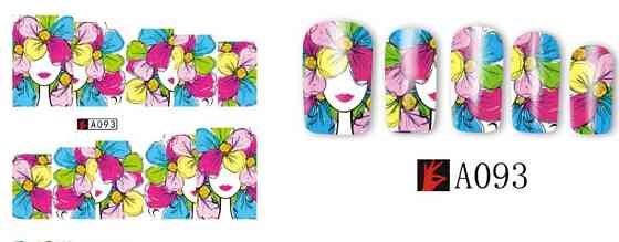 Наклейки для нігтів STZ-389 Київ