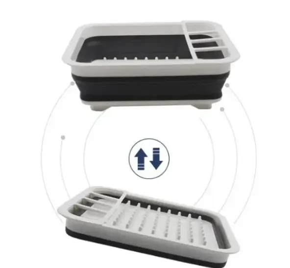 Сушка силиконовая для посуды Benson BN-090 | складная кухонная сушилка для посуды Бенсон, Бэнсон Коломия - фото 7