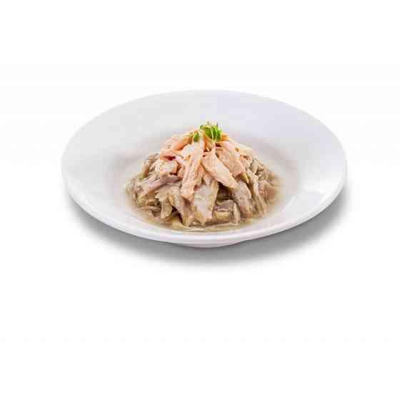 Вологий корм Cherie Hairball Control для котів (шматочки) для запобігання утворення шерстяних грудочок з тунцем і луціаном, 80 г Вінниця