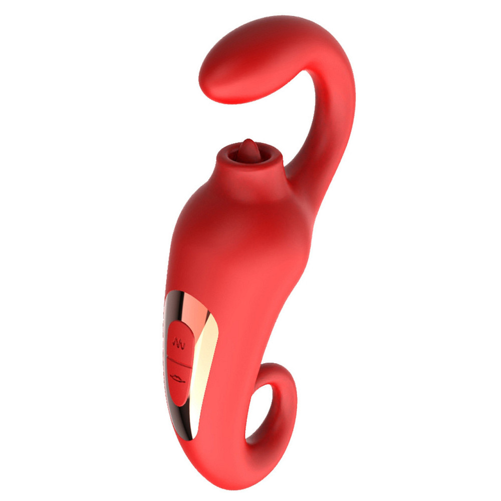 Вібратор - Merfi, 10 Vibration Functions, 10 Frequency Tongue Licking USB Sex Aura Київ - фото 9