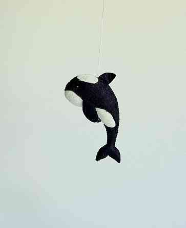Мягкая фетровая игрушка касатка ручной работы – безопасная развивающая игрушка Киев