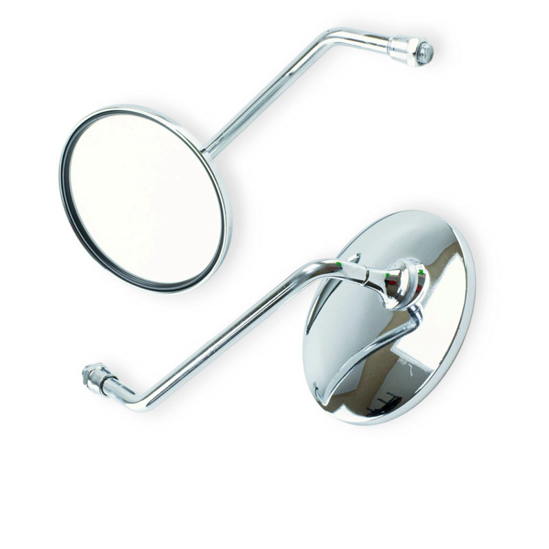 Зеркала (круг, хром) 10мм (резьба R+R) QX-1021 Мукачево - изображение 1