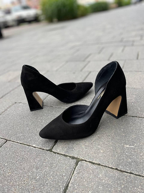 LIRIO Туфлі жіночі LIRIO T0304/CT8057KP-47 чорні (весна-осінь, замша натуральна) (5450) 40 Коломия - фото 1